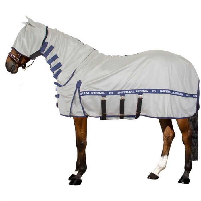 Laster rundvlees blouse Goedkope paarden en pony Vliegen, eczeem - UV deken met hals, masker en  buikflap Kopen?